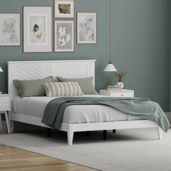 Dorrence Solid Wood Platform Bed