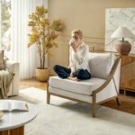 Upholstered Reading Chair for Living Room Pakistan