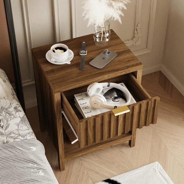 walnut-finish-farmhouse-side-table