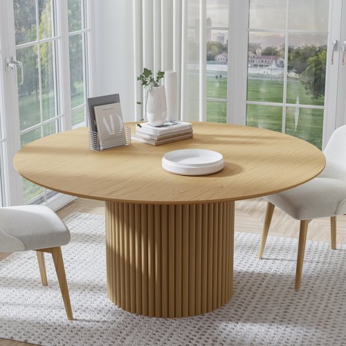 Dining Room Setup Featuring Dovelina 60" Table