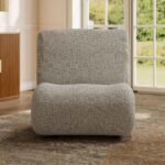 “Modern Swivel Lounge Chair in Fabric – Milan Chair by PakUnique”