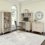 Full office furniture set with file cabinet and bookcase