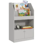 Toy organizer cabinet for playroom