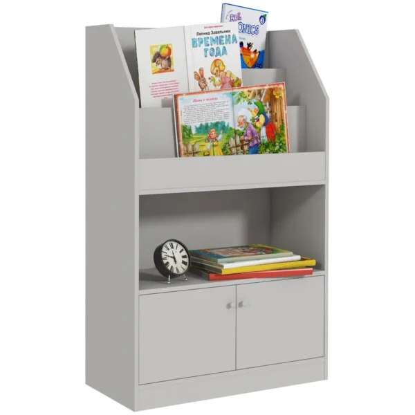 Toy organizer cabinet for playroom