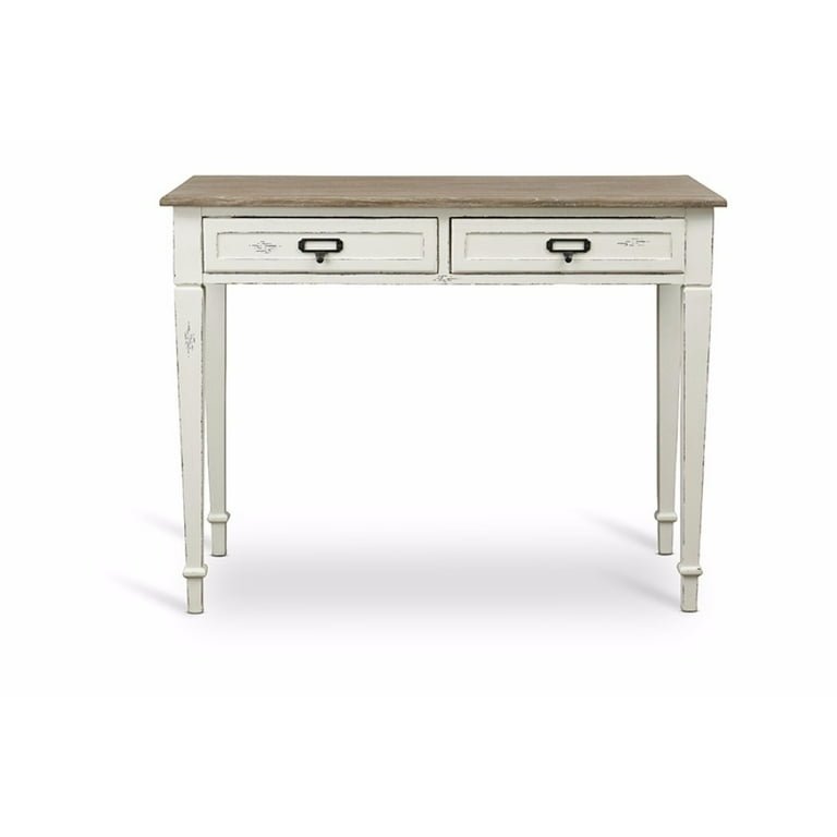 Heritage Wooden Drawer Desk – Traditional Rectangular Office Table by PakUnique