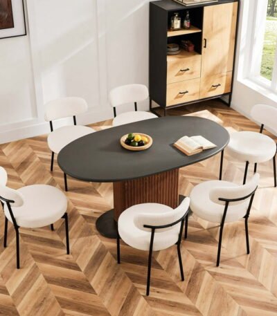 “Upholstered Dining Chairs Pakistan – Mid-Century Modern Design by PakUnique”